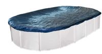 Interline Winter Abdeckpläne ohne Netz 6,10 x 3,60 m Oval
