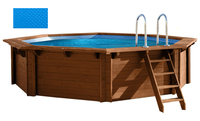 Interline Holzpool Sommer Abdeckpläne ø 4,40m (8-Eckig) 400 µm