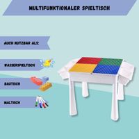 Bau- und Spieltisch Sascha inklusive Stuhl - Mal- und Wasserspieltisch
