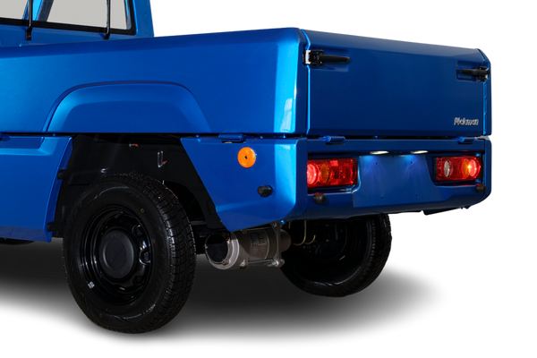 P8 offene Lade-Pritsche blau