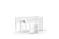 SCOTT Spielbett, LF 90 x 200 cm, mit Schreibtisch und Schubladenkommode