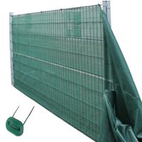 Tennissichtschutz Zaunblende GRÜN Größe 1,2m x 25m
