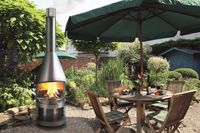 asado® Garten-Grillkamin "Fuego ES" Ø70 x (H)226 cm Edelstahl