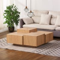 Couchtisch NAYELI - Helle Holzoptik