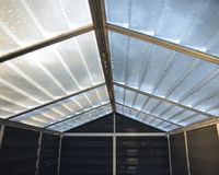 Gerätehaus Skylight 378,6x185,4cm M.Grey