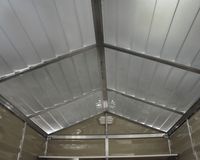 Gerätehaus Skylight 176,8x120,7cm Silber