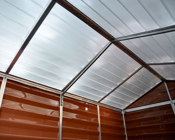 Gerätehaus Skylight  154 x 185cm Amber