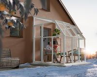 Wintergarten Sun Room  200x200,5cm Weiß