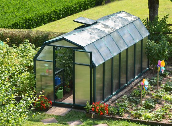 Gewächshaus Eco Grow  445 x 204cm Grün