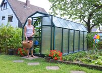 Gewächshaus Eco Grow  383 x 204cm Grün