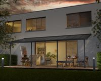 Terrassenüberdachung Capri  739x295cm grau