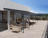 Terrassenüberdachung Capri  860x295cm Grau