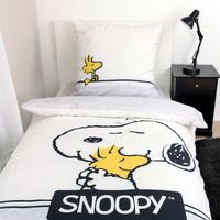 Peanuts Bettwäsche Größe 80x80 + 135x200 cm