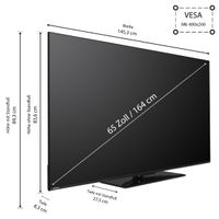 65UV3463DAW 65 Zoll Fernseher / VIDAA Smart TV (4K UHD, Dolby Vision HDR, Triple-Tuner)