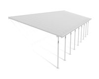Terrassendach Feria 1276x380cm Weiss