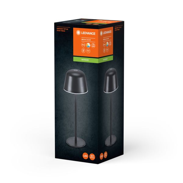 LED Tischlampe Ledvance Endura USB, dunkelgrau