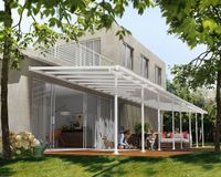 Terrassendach Feria 1276x294cm Weiss