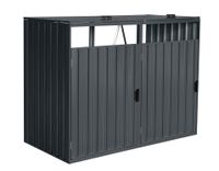 Modulare Mülltonnenbox Mülltonnenverkleidung 2er Set