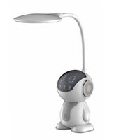 LuminaGlow IP20 einstellbare Farben 7W LED-Tischlampe Grau