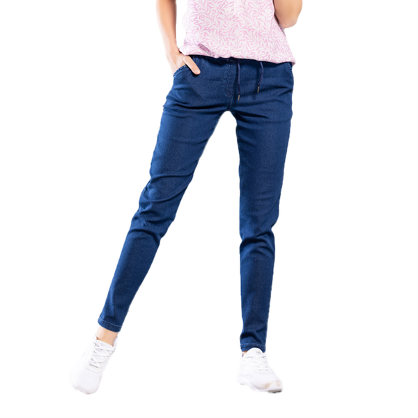 Jogg Jeans mit Rippbund für Damen