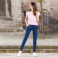 Jogg Jeans mit Rippbund für Damen