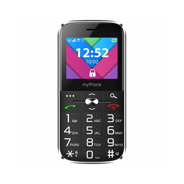 HALO C Mobiltelefon 2,2"-Display, 1900 mAh, Dual Sim, 0,3 Mpx Kamera, 2G Schwarz