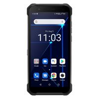 Construction LTE Smartphone 6 Zoll, 6000 mAh, 128GB, IP69, Schwarz-Silber