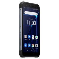 Construction LTE Smartphone 6 Zoll, 6000 mAh, 128GB, IP69, Schwarz-Silber
