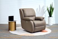 Elektrischer Massagesessel mit Beinanhebung & verstellbare Rückenlehne HWP72-BRN