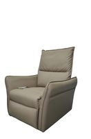 Elektrischer Schaukel- und Massagesessel mit Heizfunktion, Beinanhebung & Airbag - Braun