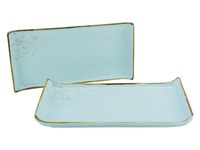 NATURE LIGHTBLUE BBQ Platte 33x165cm 2-tlg