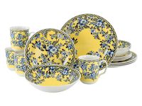Ming Flower gelb Kombiservice 16-tlg