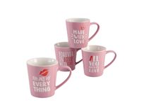 LOVE COLLECTION 4er Kaffeebecher 42 cl