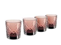 EUGENE 4-er Whiskyglas 30 cl violett