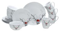 Hirsch (Form Luna) Geschirr-Set
