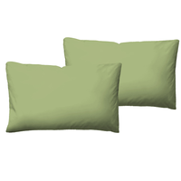 Mikrofaser Seersucker Kissenbezüge - 2er-Set, je ca. 40x80 cm