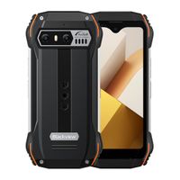 N6000 Orange Rugged Smartphone, Mini Outdoorhandy mit 8 GB RAM und 256 GB Speicher