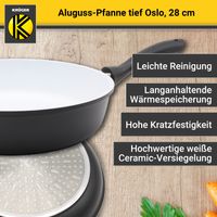 Aluguss Pfanne tief OSLO, 28 cm