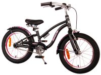 Miracle Cruiser Kinderfahrrad - Mädchen - 16 Zoll - Mattschwarz - Prime Collection