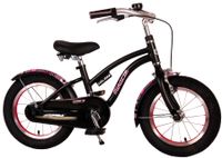 Miracle Cruiser Kinderfahrrad - Mädchen - 14 Zoll - Mattschwarz - Prime Collection