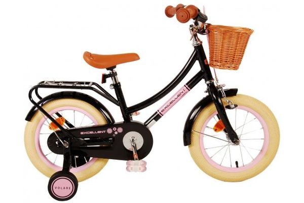 Excellent Kinderfahrrad - Mädchen - 14 Zoll - Schwarz