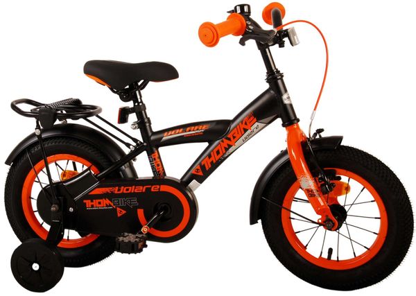 Thombike Kinderfahrrad - Jungen - 12 Zoll - Schwarz Orange