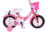 Ashley Kinderfahrrad - Mädchen - 12 Zoll - Rot/Rosa
