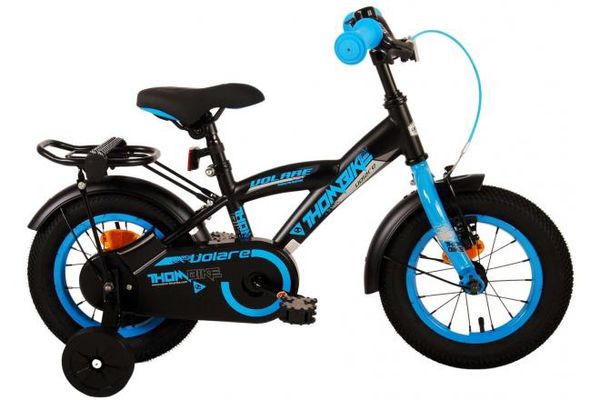 Thombike Kinderfahrrad - Jungen - 12 Zoll - Schwarz Blau