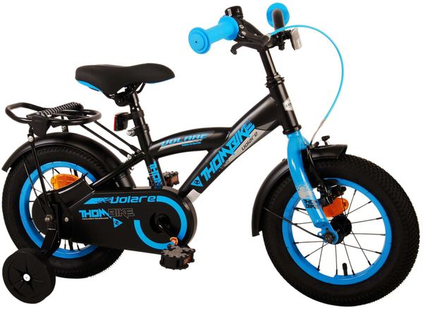 Thombike Kinderfahrrad - Jungen - 12 Zoll - Schwarz Blau