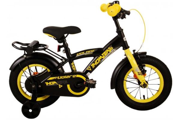 Thombike Kinderfahrrad - Jungen - 12 Zoll - Schwarz Gelb