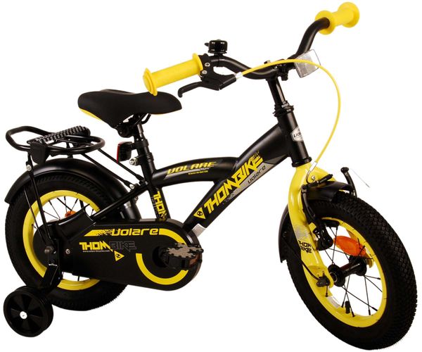 Thombike Kinderfahrrad - Jungen - 12 Zoll - Schwarz Gelb
