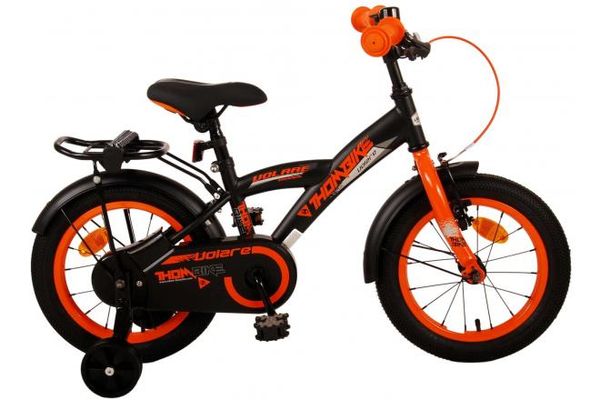 Thombike Kinderfahrrad - Jungen - 14 Zoll - Schwarz Orange