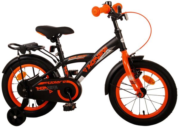 Thombike Kinderfahrrad - Jungen - 14 Zoll - Schwarz Orange