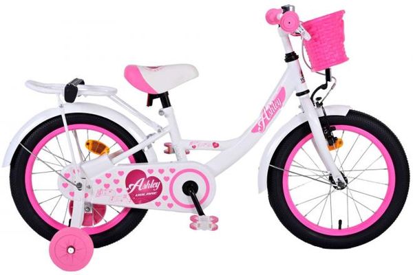 Ashley Kinderfahrrad - Mädchen - 16 Zoll - Weiß